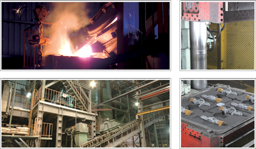 自動化の鋳造プロセス鋳造設備